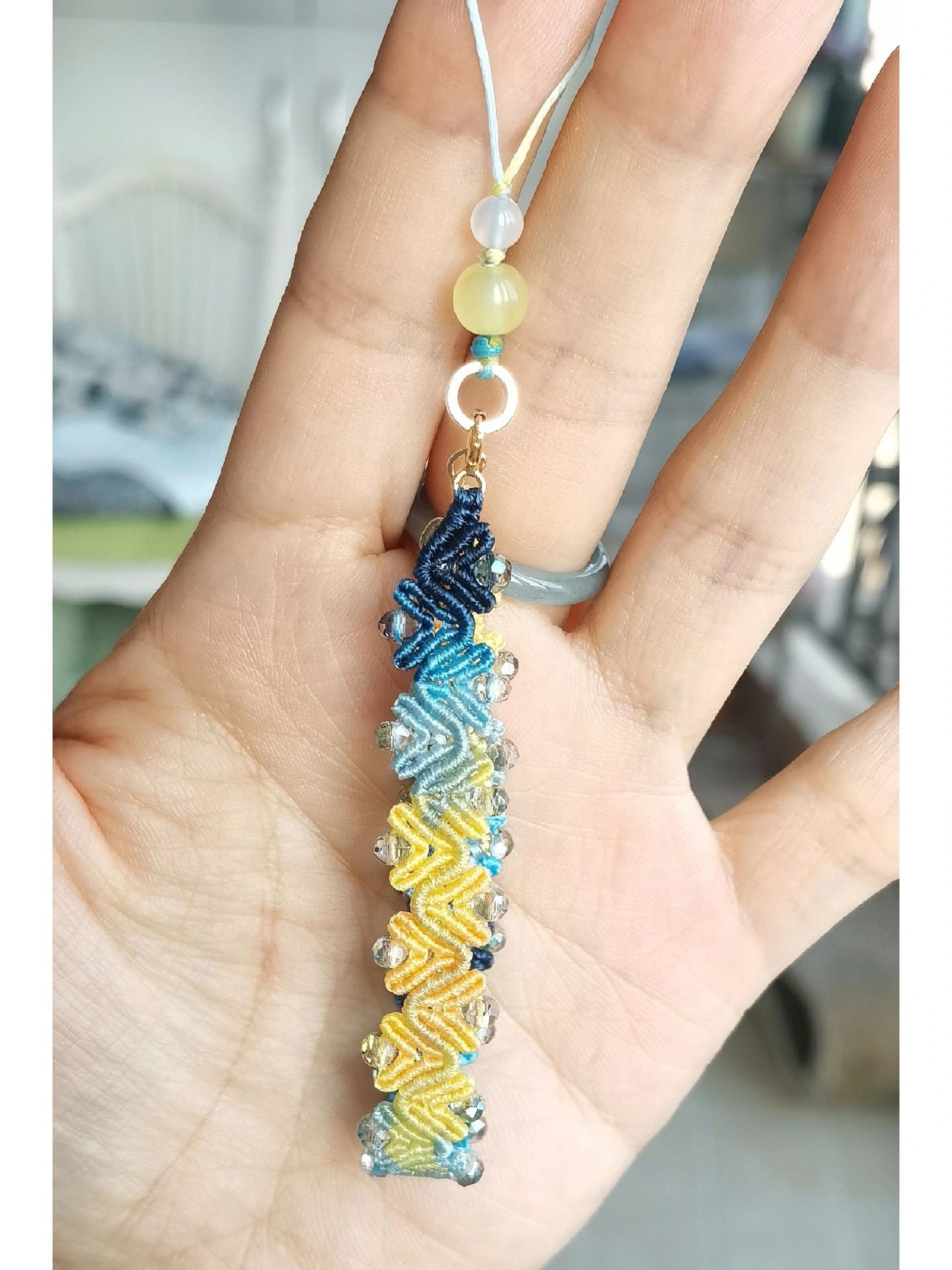 Cellphone Lanyard Pendant Handwoven Braided Ornament Ropecraft