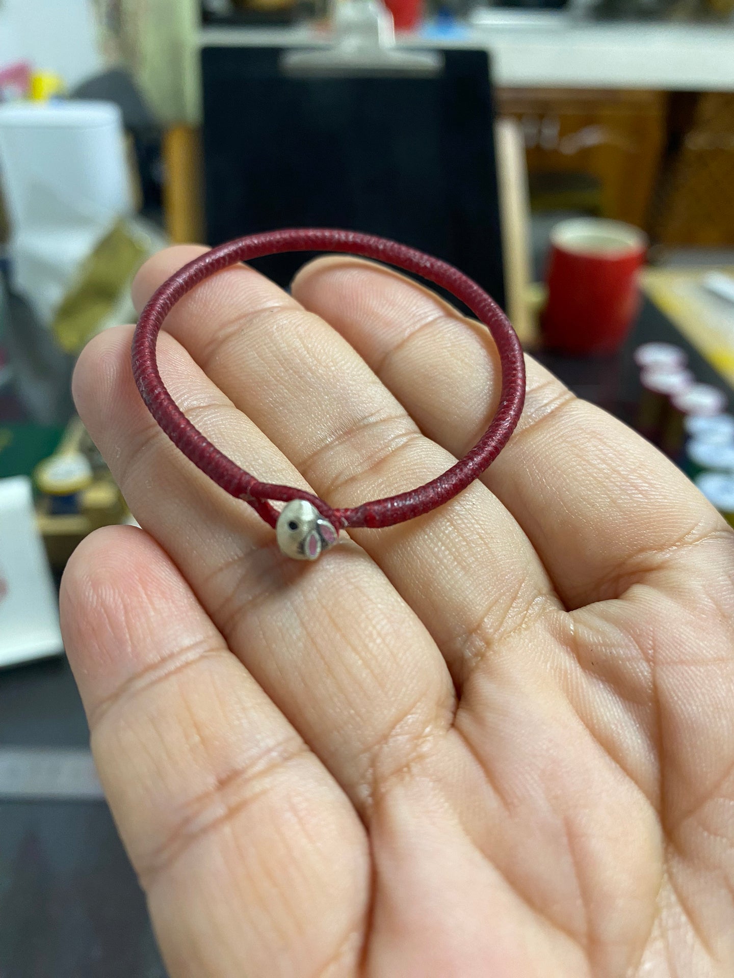 Braided Lucky Cord Bracelet Vajra Knot Handmade Braiding