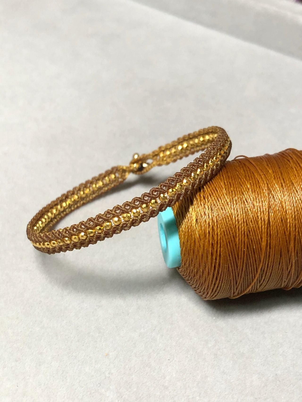 Charm Bracelet Handwoven Bracelet Luck Cord Knotting Craft